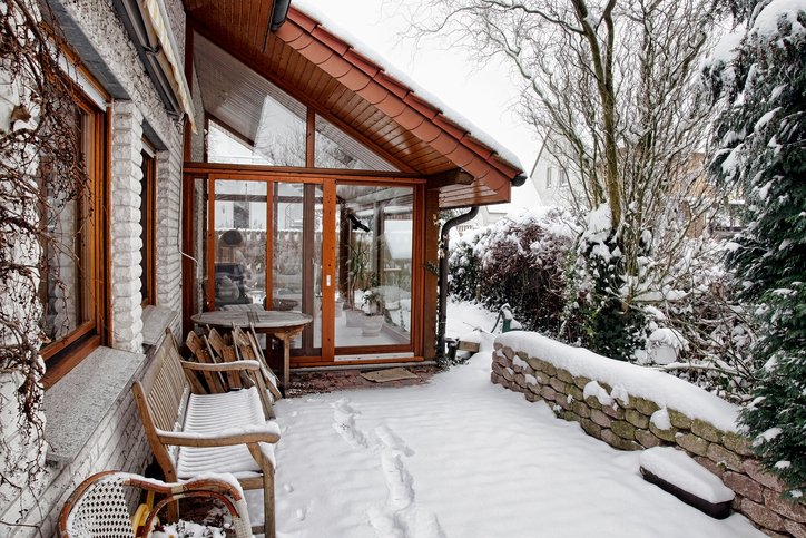 maison hiver